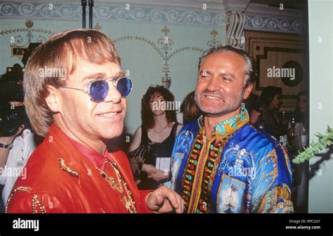 the lord is my shepherd elton john versace|ITALY: STING AND ELTON JOHN SING A PSALM AT THE .